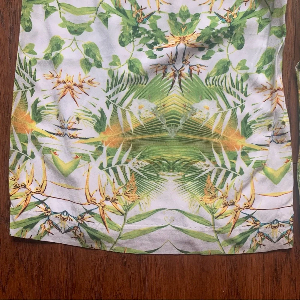 ISO Dalia Collection Mirrored Tropics Flowy Wide Leg Pant - Size 8 - Picture 10 of 11